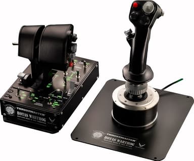 Thrustmaster Hotas Warthog PC gashåndtag og stick