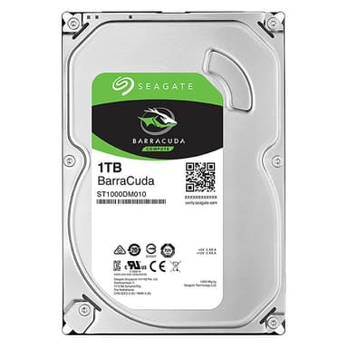 Seagate BarraCuda 3,5" intern harddisk (1 TB)
