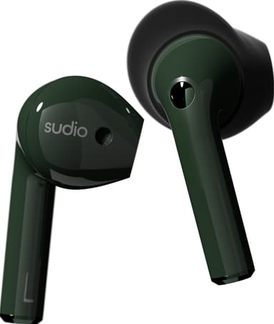 Sudio Nio true wireless in-ear høretelefoner (grøn)