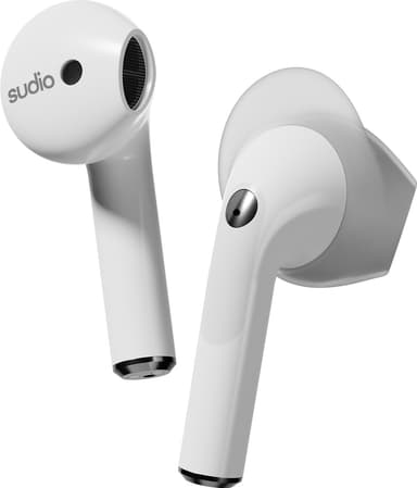 Sudio Nio true wireless in-ear høretelefoner (hvid)