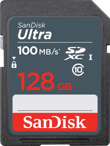 Sandisk Ultra 128GB SDXC hukommelseskort