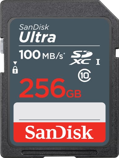 Sandisk Ultra 256GB SDXC hukommelseskort
