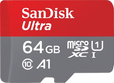 Sandisk Ultra 64GB mSDXC hukommelseskort til Chromebook