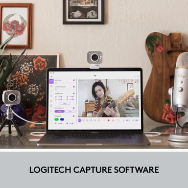 Logitech StreamCam kamera (hvid)