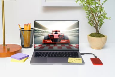 WD My Passport bærbar SSD 2 TB (rød)