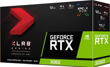 PNY GEFORCE RTX 3060 12GB REVEL EPIC-X Dual Fan Edition graphics card