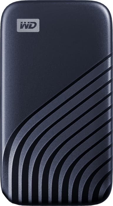 WD My Passport bærbar SSD 500 GB (midnight blue)