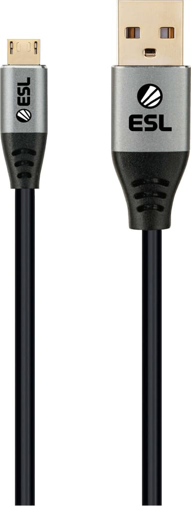 ESL USB-A til Micro-USB XB1 opladerkabel 4m