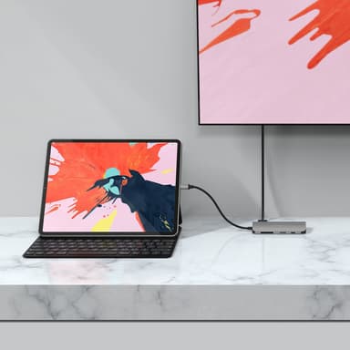 Hyper HyperDrive Power USB-C 9-i-1 dockingstation (space grey)