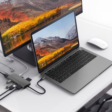 Hyper HyperDrive Power USB-C 9-i-1 dockingstation (space grey)