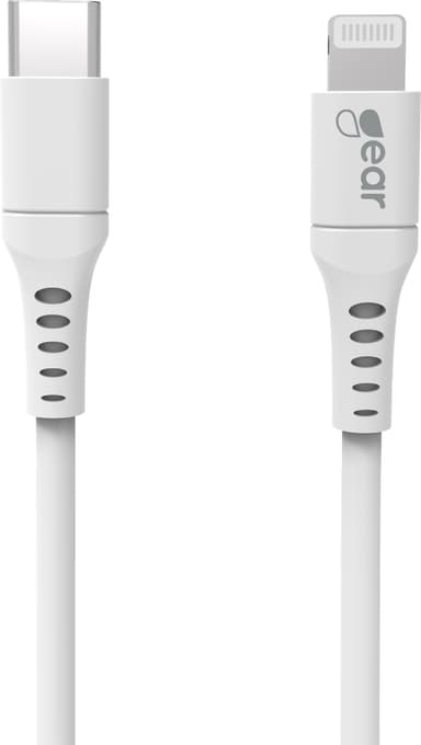Gear USB-C til Lightning MFi-kabel 2m (hvid)