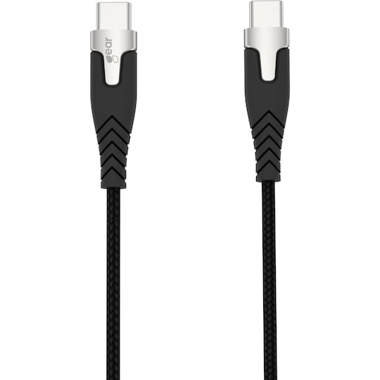 Gear USB-C til USB-C 2.0 Pro-klasse kabel 1,5m (sort)