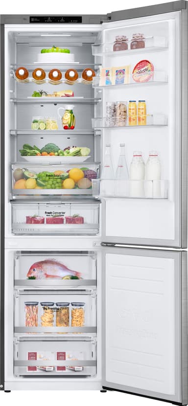 LG køle/fryseskab GBB92STBAP (rustfrit stål)