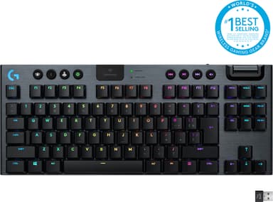 Logitech G915 Lightspeed tenkeyless gaming tastatur (GL Tactile swit.)