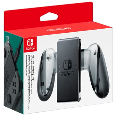 Nintendo Switch JoyCon opladergreb sort/grå Elgiganten