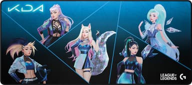 Logitech G840 XL Lol K/DA gaming musemåtte