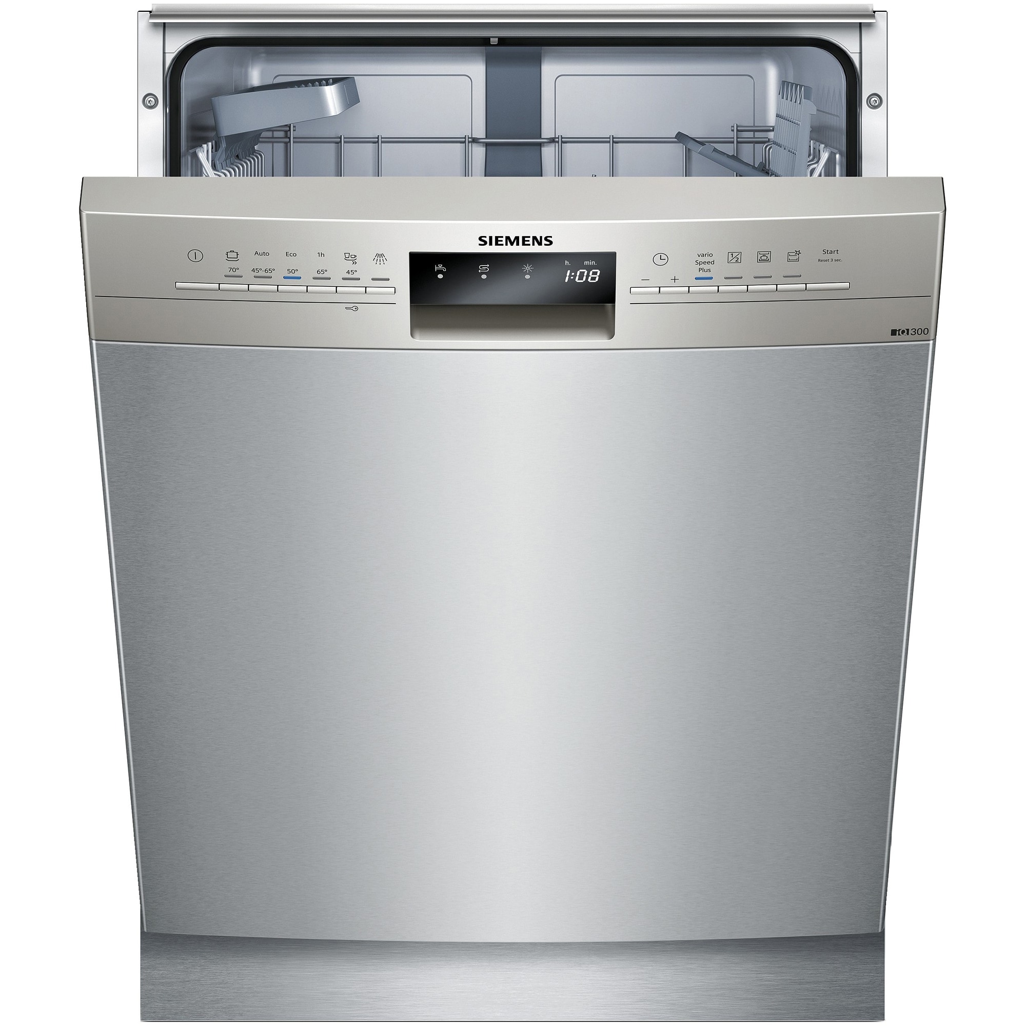 Baglæns det kan svar Siemens iQ300 opvaskemaskine SN436I01CS - stål | Elgiganten
