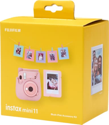 Fujifilm Instax Mini 11 tilbehørssæt (lyserød)