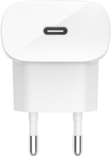 Belkin 20W vægoplader + USB-C to Lightning kabel (hvid)