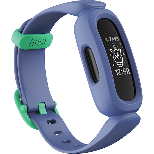 Fitbit Ace 3 aktivitetstracker til børn (blå/grøn)