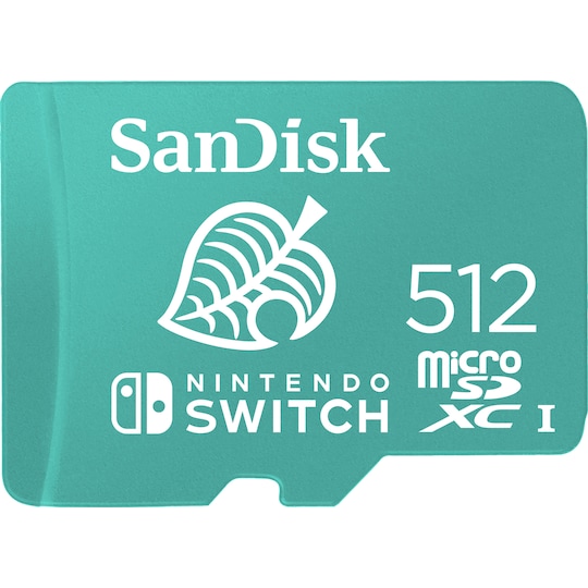 SanDisk 512GB microSDXC hukommelseskort til Nintendo Switch