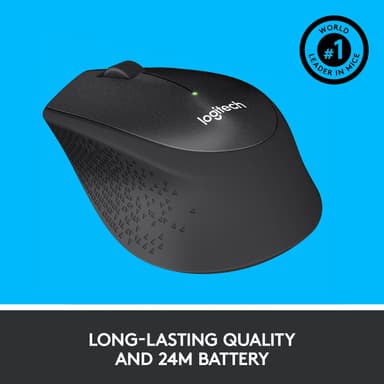 Logitech M330 Silent Plus trådløs mus - sort