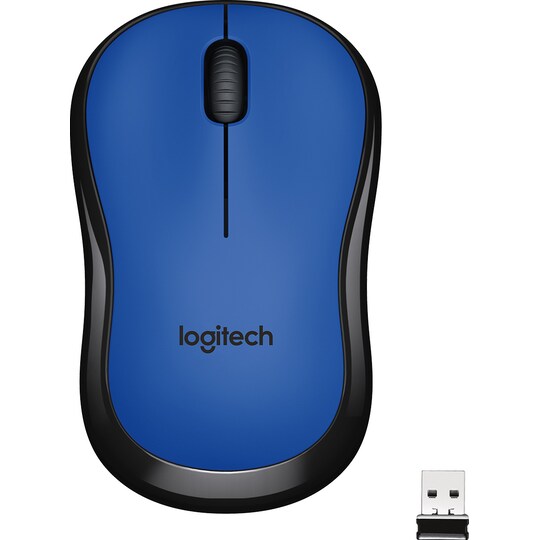 Logitech M220 Silent trådløs mus - blå