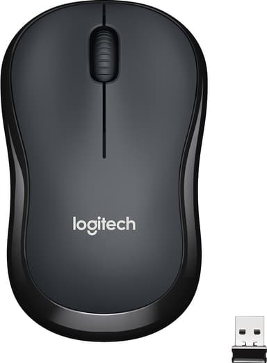 Logitech M220 Silent trådløs mus - sort