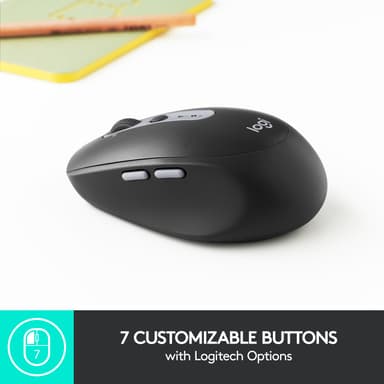 Logitech M590 Multi-Device Silent trådløs mus (sort)