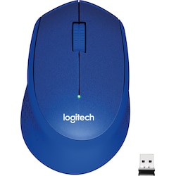 Logitech M330 Silent Plus trådløs mus - blå