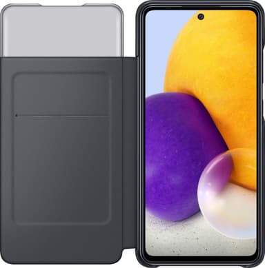 Samsung S View pungetui til Galaxy A72 (sort)