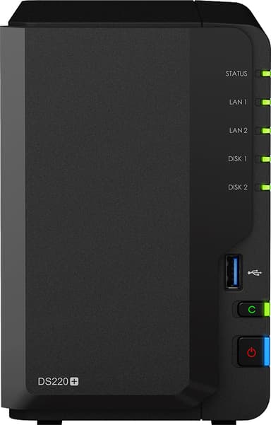 Synology DiskStation DS220+ 2-Bay, personligt NAS-system
