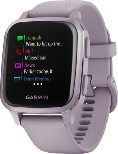 Garmin Venu Sq smartwatch (lavender purple)