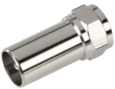Triax adapter koaksial stik til f-stik - 2 stk