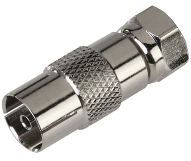 Triax adapter IEC-hunstik til F-hanstik - 2 stk
