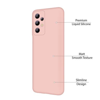 Samsung Galaxy A52 | A52 5G Flydende silikone etui- Pink