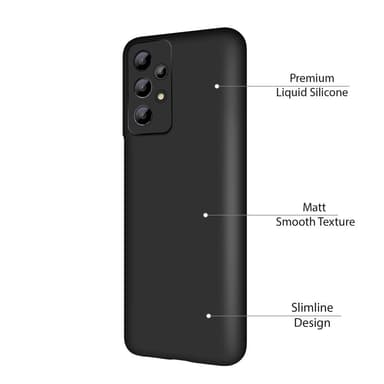 Samsung Galaxy A52 | A52 5G Flydende silikone etui- Black