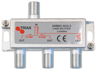 Triax 3-vejs fordeler F-stik