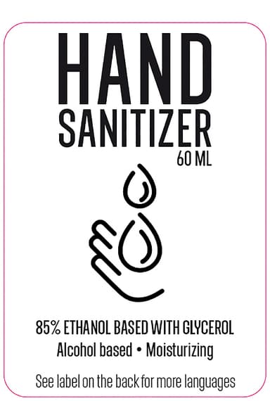Nordic Hand Sanitizer 60ml gel