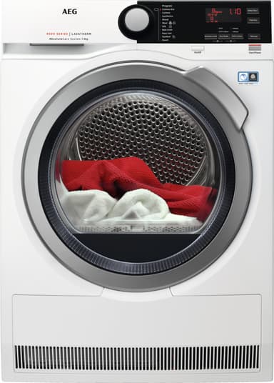 AEG tørretumbler T8DSG844E (hvid)