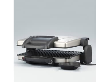 Severin Kontaktgrill 1800 watt sort/sølv
