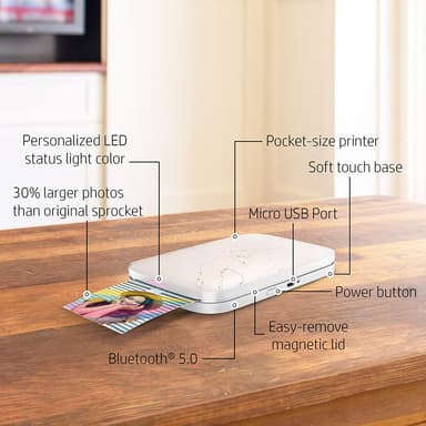 HP Sprocket Select Eclipse smartphoneprinter (grå) Elgiganten