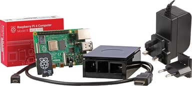 Raspberry Pi 4 B 4GB Starter Kit stationær minicomputer