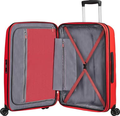 American Tourister Bon Air DLX Spinner kabinekuffert 55/20 cm (rød)