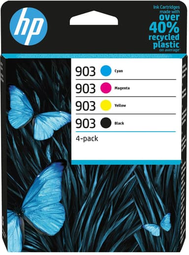 HP 903 blækpatroner kombo-pakke (CMYK)