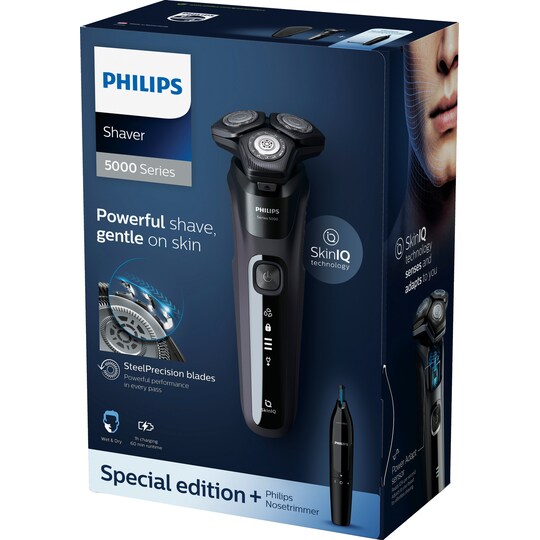 Philips 5000 barbermaskine og næsetrimmer S5588/26