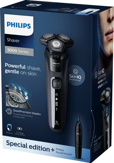 Philips 5000 barbermaskine og næsetrimmer S5588/26