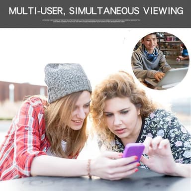 HD Webcam WiFi Mini overvågningskamera Sort