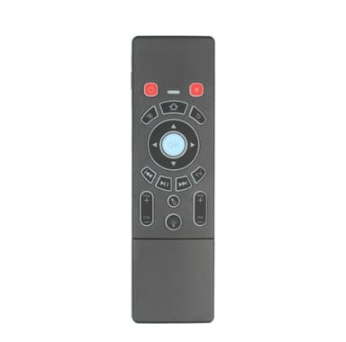 Fjernbetjening / Trådløst mini-tastatur LED & Touchpad Sort