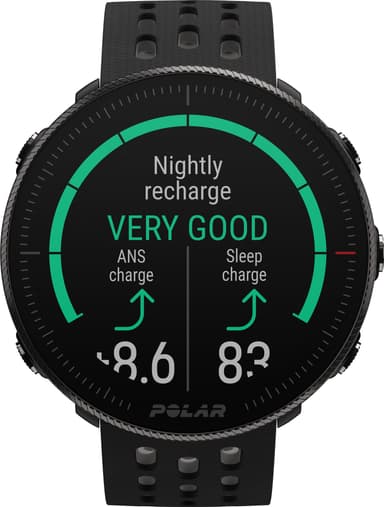 Polar Vantage M2 multisportsur (sort/grå)